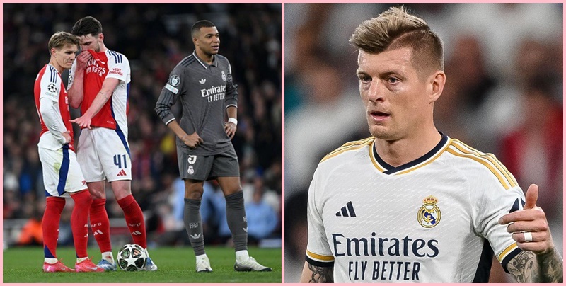 Toni Kroos:”Real của tôi đã cố tình để thua Arsenal”